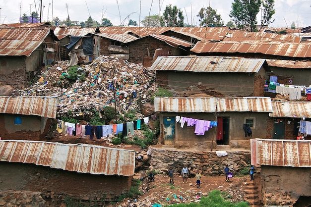 "Slums" of Nairobi, Kenya