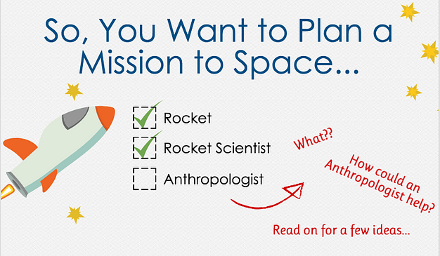 So you want to plan a mission to space