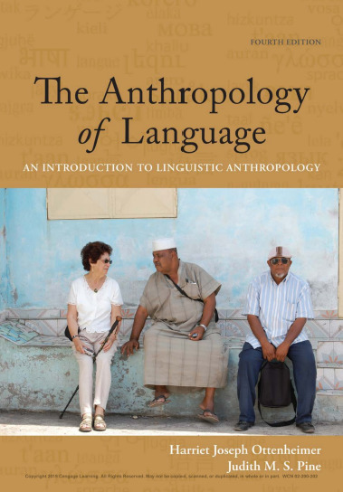 The Anthropology of language book cover