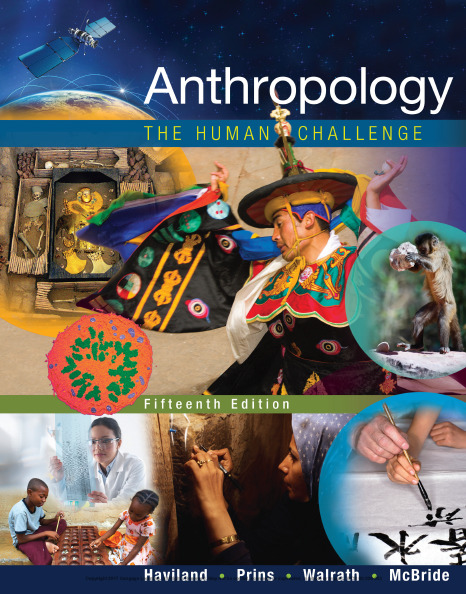 Anthropology the human challenge book cover