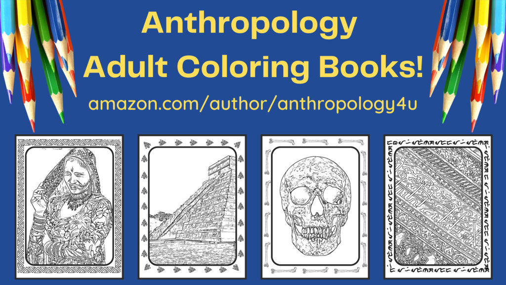 Anthropology Adult Coloring Books