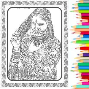 cultural anthropology adult coloring book