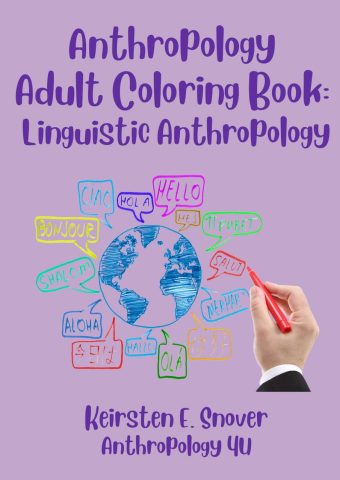 Anthropology Adult Coloring Book: Linguistic Anthropology